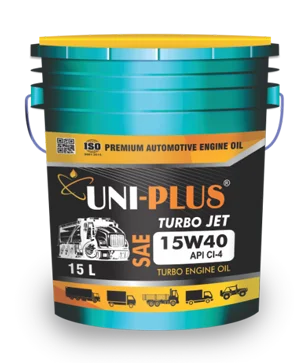 TURBO JET 15W40 CI-4 Diesel Engine Oil with API CI-4 specifications for older engine models