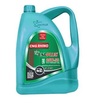 CNG RHINO 20W-50 high-performance oil designed for CNG-powered engines. Offers superior protection against wear and heat, ensuring smooth engine operation and long-lasting performance in CNG engines. Ideal for high-stress applications in commercial vehicles.