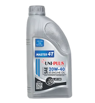 MASTER 4T 20W-40 API-SM high-performance synthetic oil for 4-stroke motorcycle engines. Delivers excellent protection against engine wear, oxidation, and thermal breakdown. Ideal for a wide range of motorcycles, providing high levels of engine cleanliness and smooth operation under both cold and hot conditions.