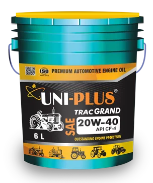 TRAC GRAND 20W-40 CF-4 multi-grade engine oil formulated for agriculture and off-road applications. Designed to deliver superior performance and protection against wear, rust, and corrosion in both diesel and gasoline engines.