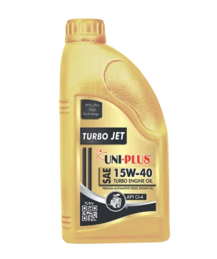 TURBO JET 15W-40 CI-4 advanced multi-grade motor oil for older vehicle models, delivering optimal engine performance and meeting API CI-4 specifications for heavy-duty applications