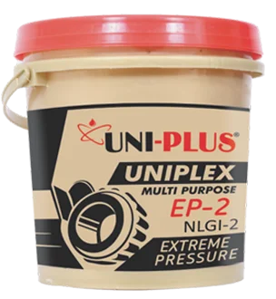 UNIPLEX EXTREME PRESSURE (EP-2) heavy-duty grease designed for high-pressure environments. Ideal for automotive and industrial machinery requiring maximum load-bearing capabilities and protection from wear and extreme temperatures.